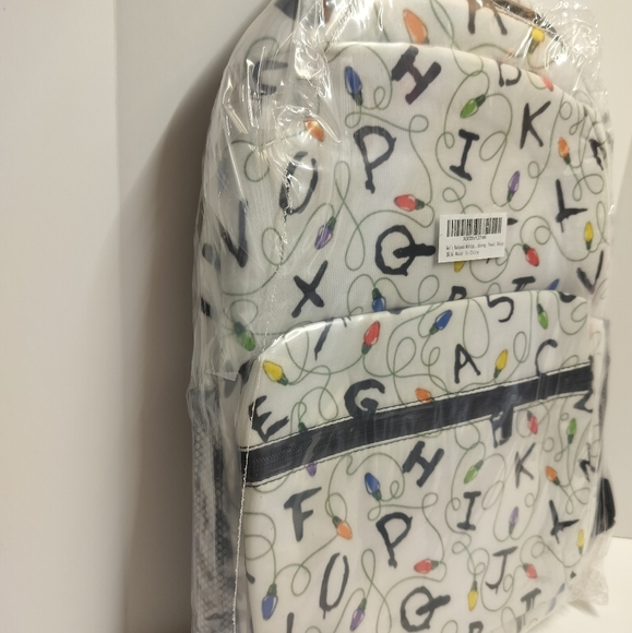 Letters Light Backpack Casual Strong Soft School Bookbag Or Travel backpack.New - Picture 2 of 5